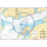 CHS Nautical Chart 2017: Kingston Harbour and Approaches/et les approches
